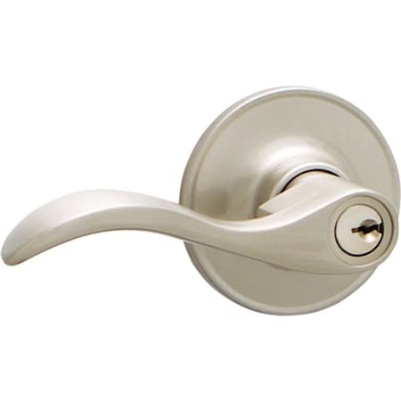 Schlage Dexter Satin Nickel Seville Entry Door Lever J54VSEV619